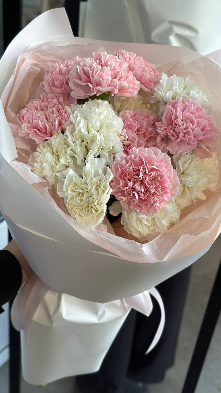 Букет нежных диантусов, 15 шт — фото 2