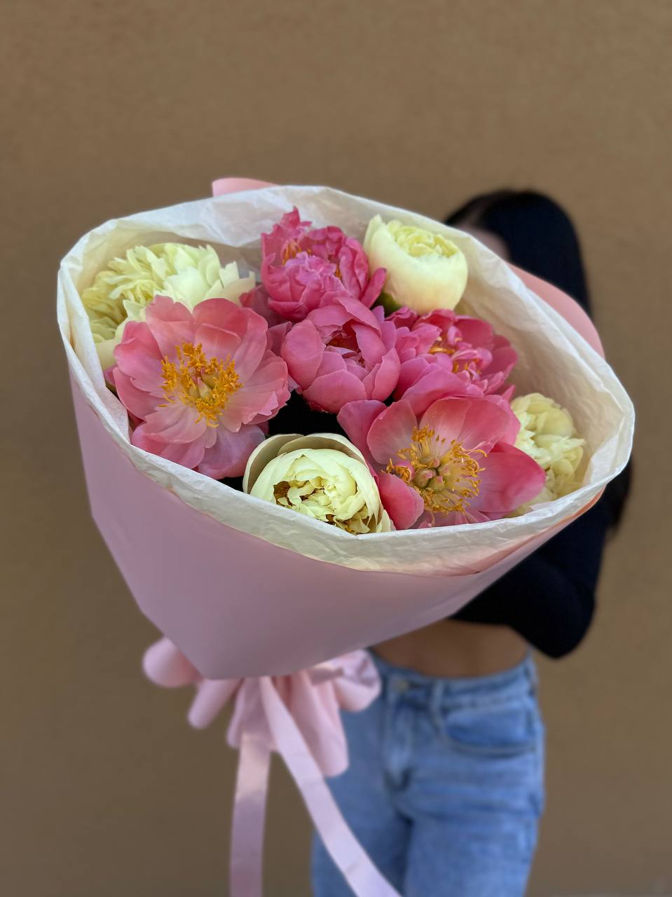 микс из 9 пионов